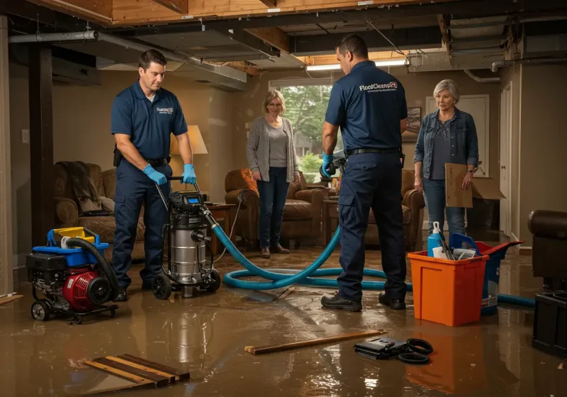 Basement Water Extraction and Removal Techniques process in Windham, OH